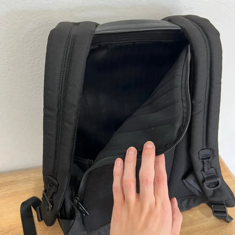 TUMI Alpha Slim Solutions Brief Pack 26172DH Black Nylon Backpack